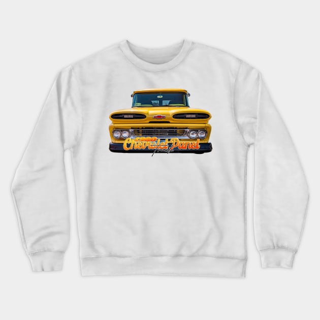 1960 Chevrolet Panel Truck Crewneck Sweatshirt by Gestalt Imagery